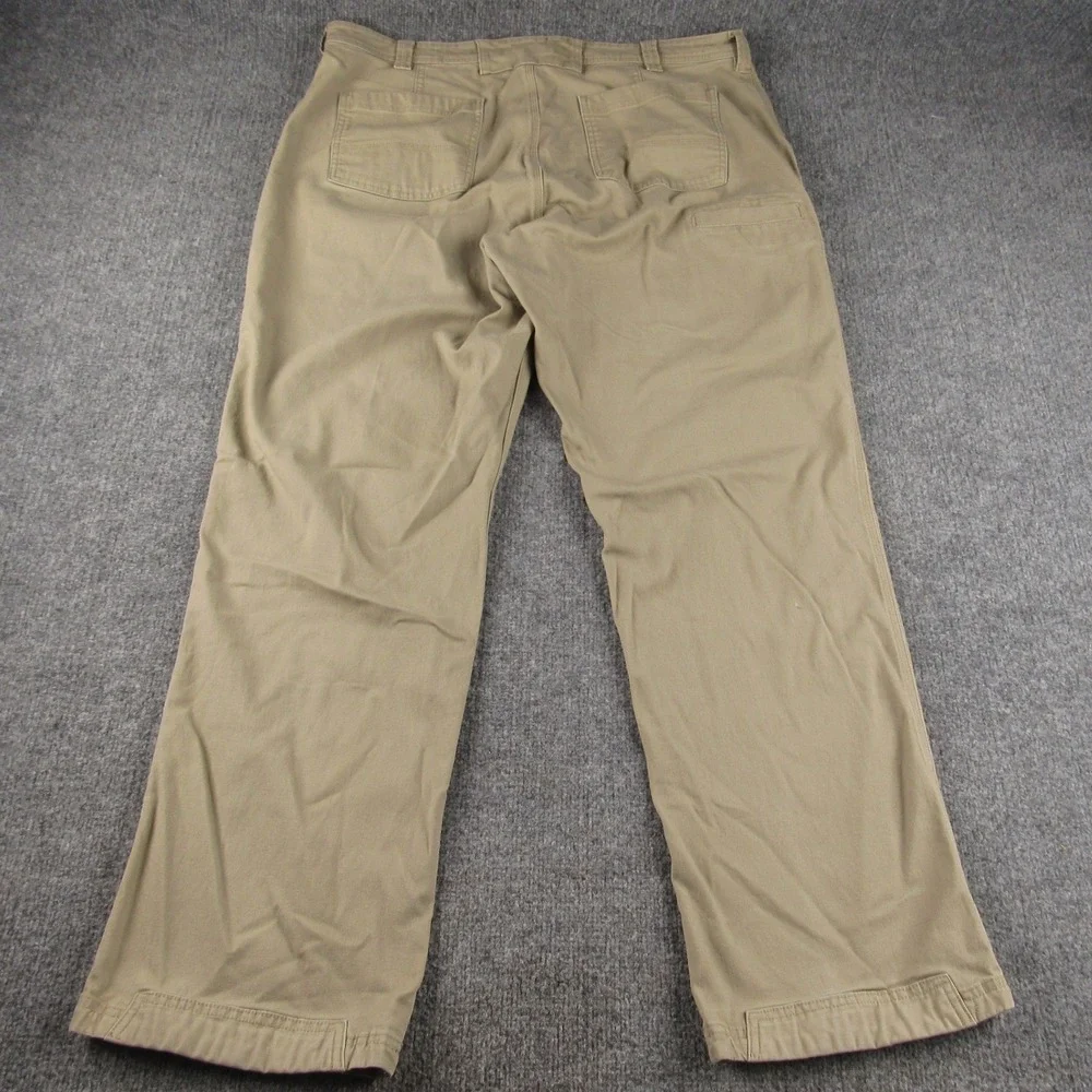 Duluth Trading Co Pants Mens 38x34 Flex Fire Hose Tan Relaxed Fit Workwear - Picture 2 of 16